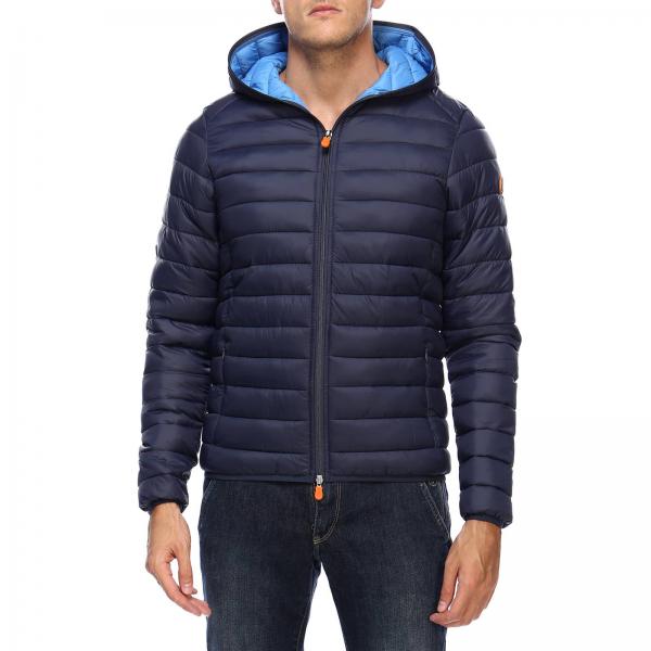 Save The Duck Outlet: jacket for man - Navy | Save The Duck jacket ...