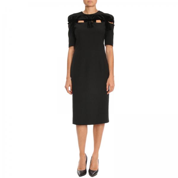 FENDI: Dress women - Black | Dress Fendi FD9798 A3MI GIGLIO.COM