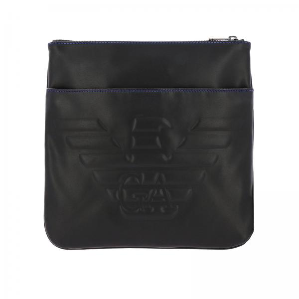 EMPORIO ARMANI: Bags men | Shoulder Bag Emporio Armani Men Black ...