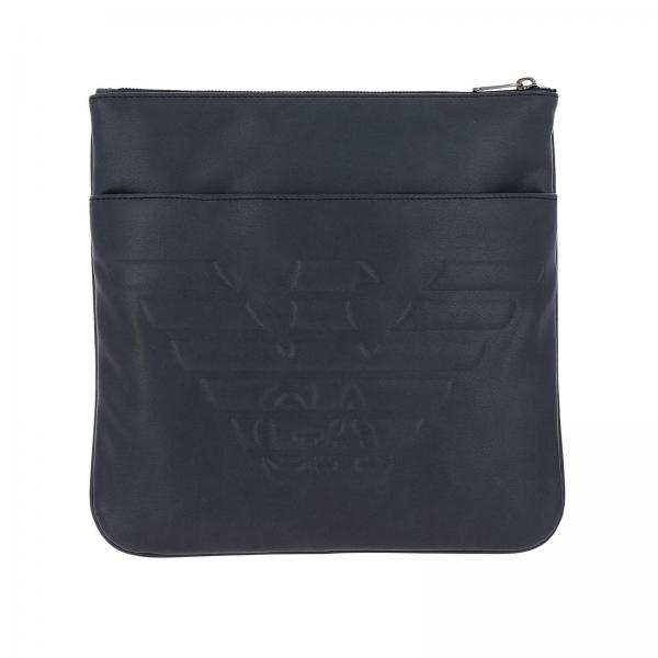 EMPORIO ARMANI: Bags men - Blue | Shoulder Bag Emporio Armani Y4M180 ...