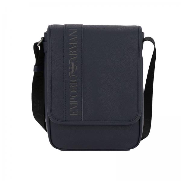 Emporio Armani Outlet Bags men Shoulder Bag Emporio Armani Men Blue Shoulder Bag Emporio