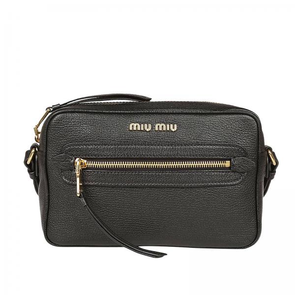 MIU MIU Crossbody bags women Black Crossbody Bags Miu Miu 5BH116