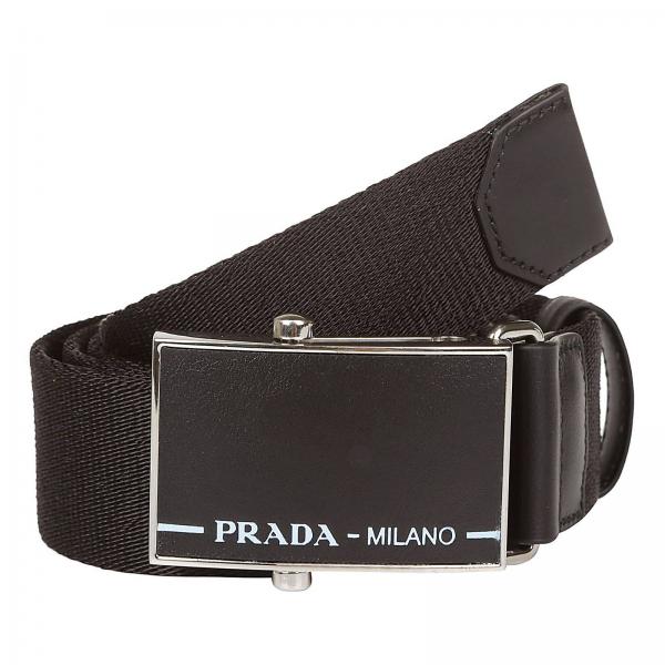 PRADA Belt men Belt Prada Men Black Belt Prada 2CN032 BN3