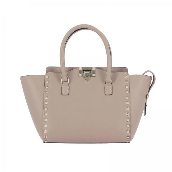 Valentino Garavani Women S Tote Bags Rockstud Ping Valentino Garavani Women S Tote Bags Rockstud Ping Bag In Real Leather With Metal Studs Qw2b0540 Bol Giglio En
