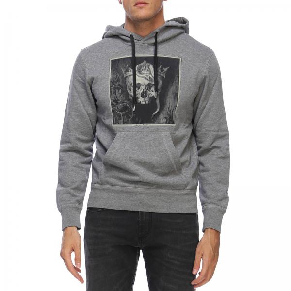 Mcq Outlet: Sweatshirt men ueen - Grey | Sweatshirt Mcq 520324 QLZ97 ...