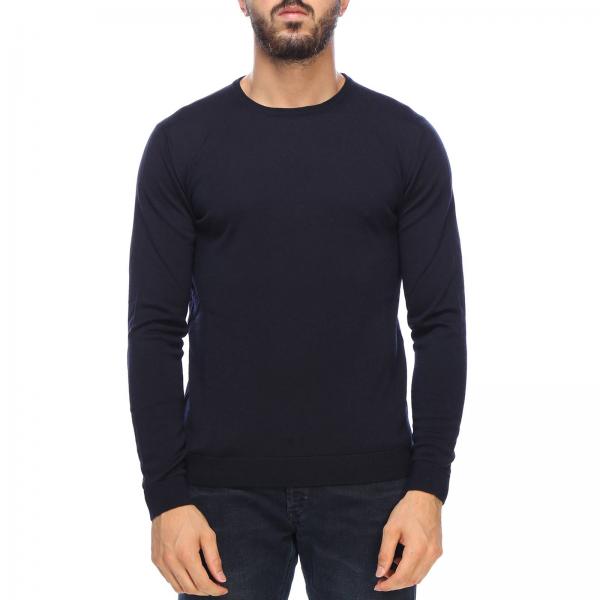 Nuur Outlet: sweater for man - Blue | Nuur sweater RY01001 online on ...