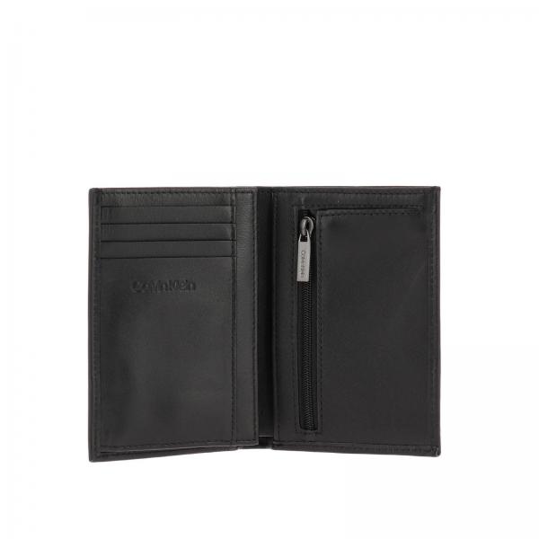 Calvin Klein Outlet Wallet men Black Wallet Calvin Klein