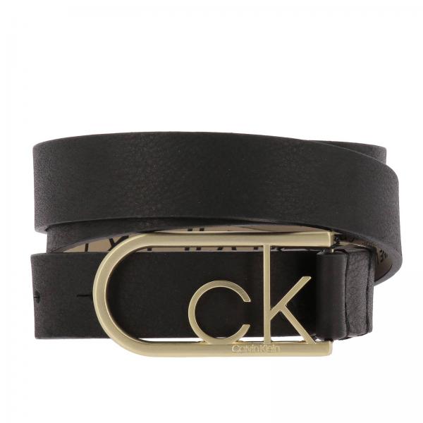 Calvin Klein Outlet: Belt women | Belt Calvin Klein Women Black | Belt ...