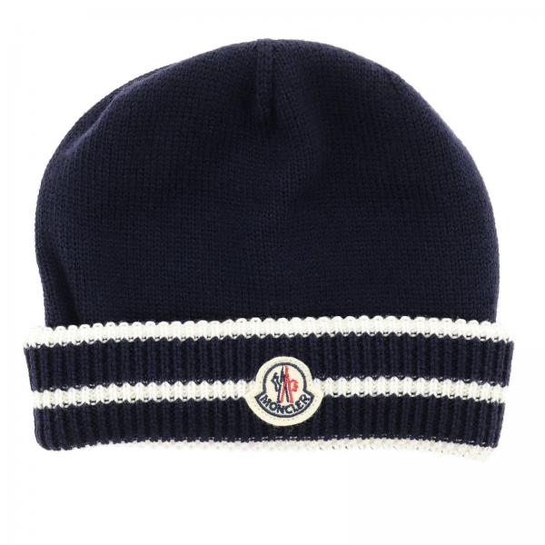 MONCLER: Hat girl kids - Grey | Girls' Hats Moncler 99211 969BY GIGLIO.COM