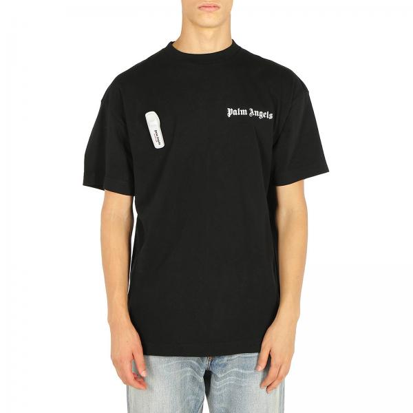 Palm Angels Outlet: T-shirt men - Black 