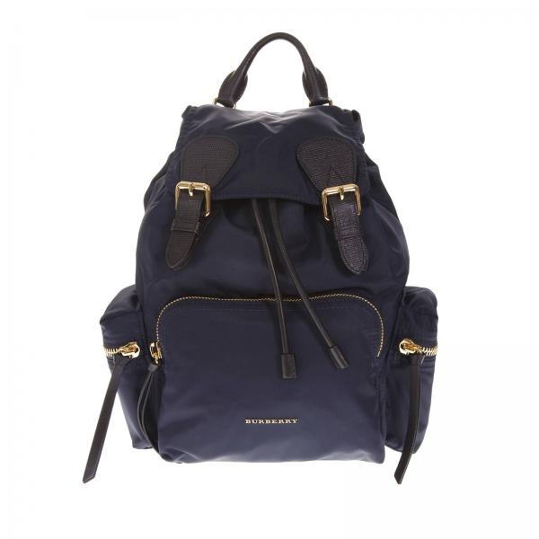 Burberry Outlet: Backpack women | Backpack Burberry Women Blue ...