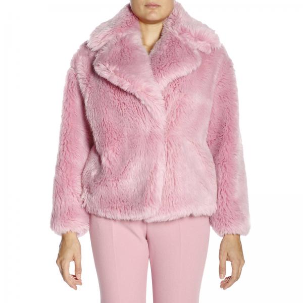 Msgm Outlet: Jacket women - Pink | Jacket Msgm 2541MDH27X184625 GIGLIO.COM