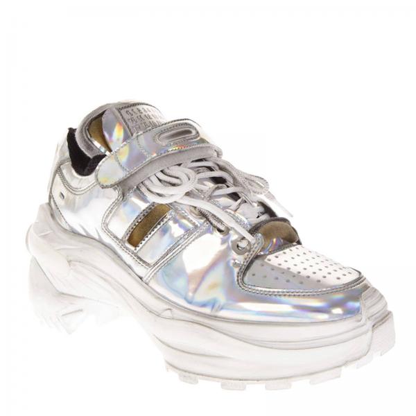 silver margiela sneakers
