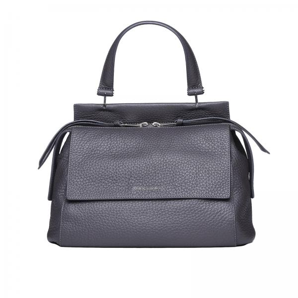 ORCIANI: Handbag women - Grey | Handbag Orciani 2041 FRIDA SOFT GIGLIO.COM