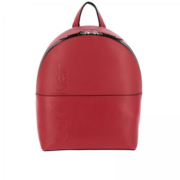 Calvin Klein Outlet Backpack women Backpack Calvin Klein Women Red Backpack Calvin Klein
