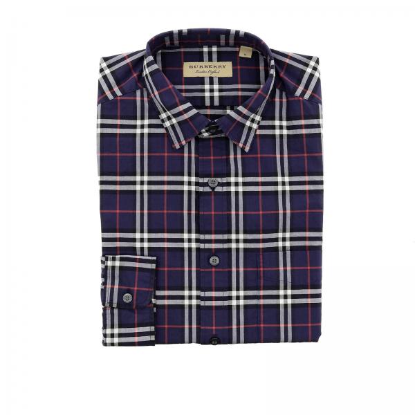 burberry shirt blue