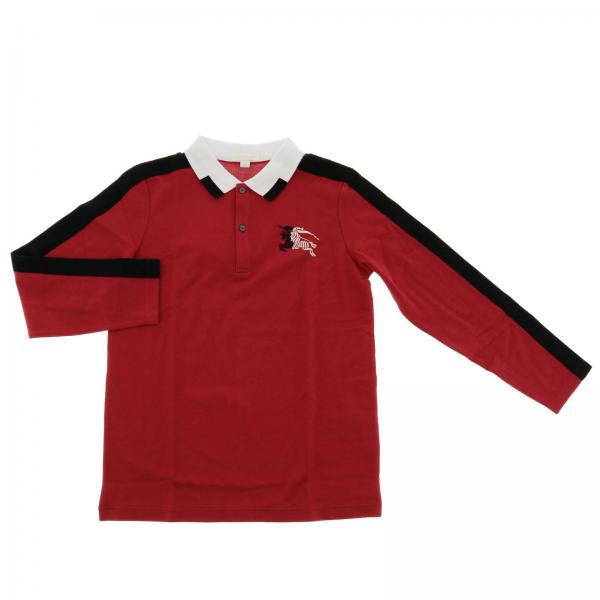 Burberry shirt kids red Clearance