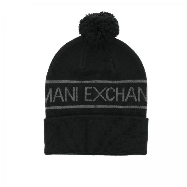 armani exchange hat and scarf set