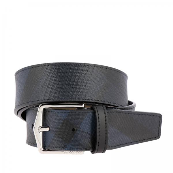 Burberry Outlet: Belt men | Belt Burberry Men Navy | Belt Burberry ...