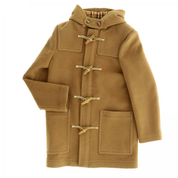 Burberry Layette Outlet: Coat kids | Coat Burberry Layette Kids Camel ...