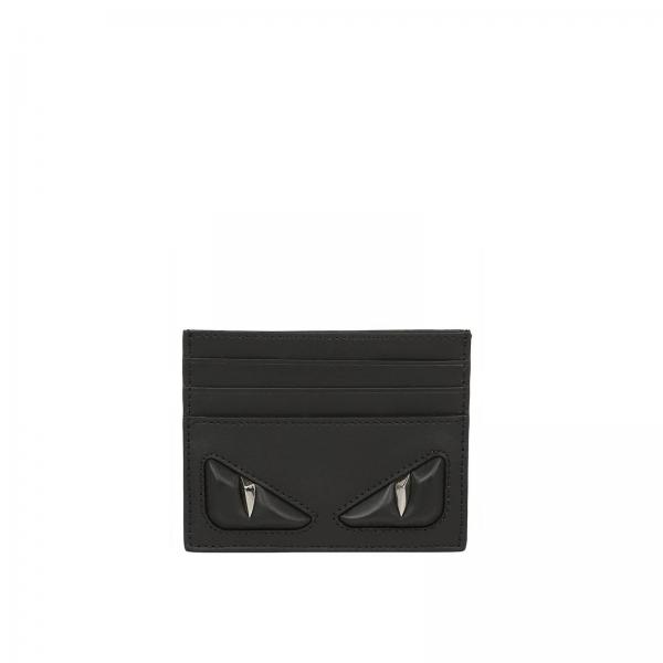 fendi card holder black