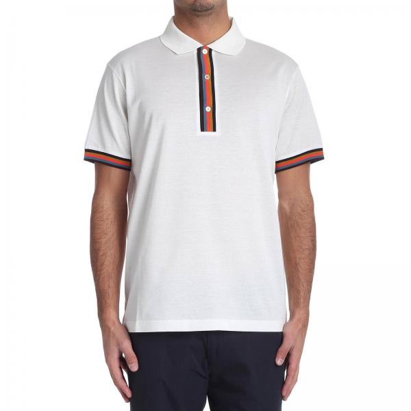 Paul Smith Outlet: T-shirt men London - White | T-Shirt Paul Smith M1R ...