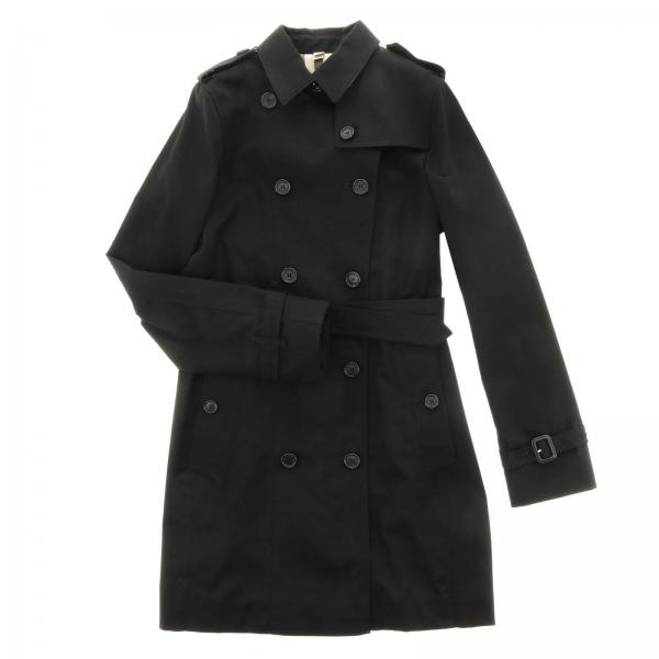 Burberry Outlet: Coat kids | Coat Burberry Kids Black | Coat Burberry ...