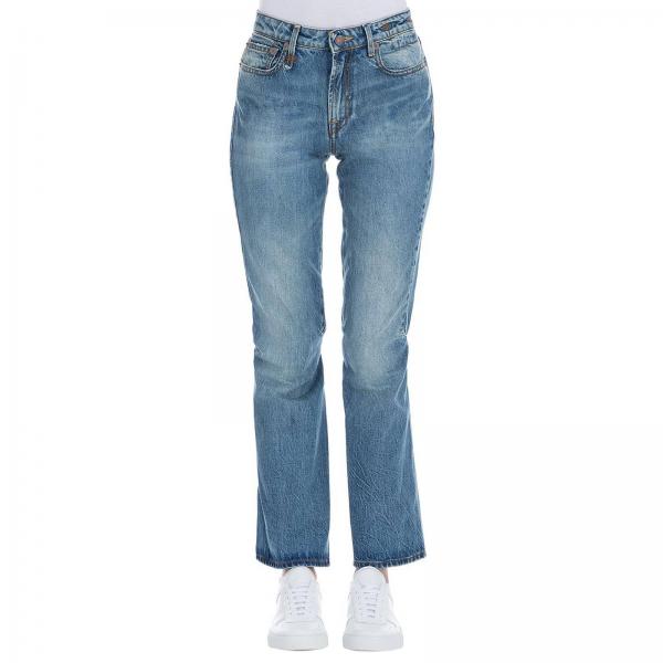 R13 Outlet jeans for woman Blue R13 jeans R13W0405157 online at GIGLIO.COM