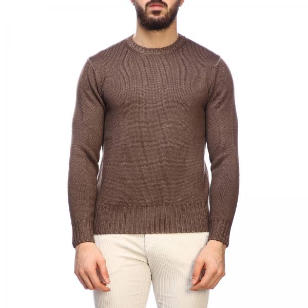 Della Ciana Outlet: Sweater men - Brown | Sweater Della Ciana 15/502 ...