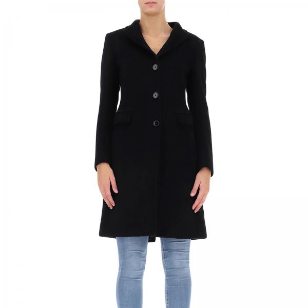 Tagliatore Outlet: coat for woman - Black | Tagliatore coat CFDX13B ...