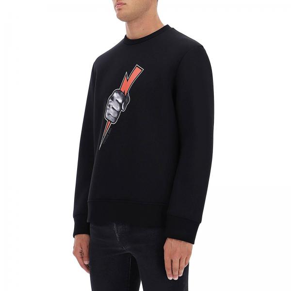 neil barrett black sweatshirt