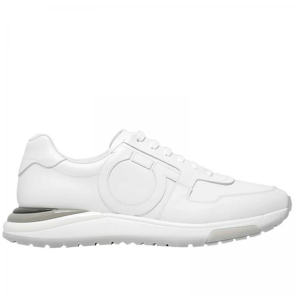 salvatore ferragamo sneakers white