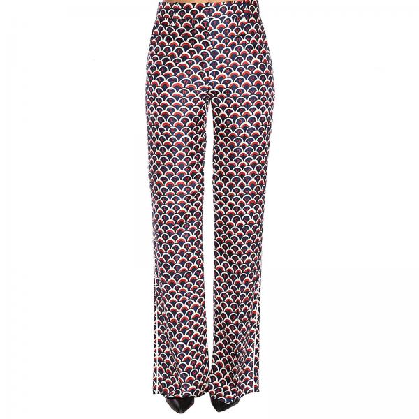 Valentino Outlet: pants for woman - Red | Valentino pants RB3RB2X0 4ES ...