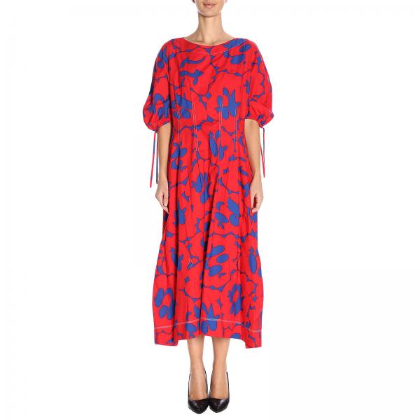 Marni Outlet: Dress women - Red | Dress Marni ABMA0192A0TCX44 GIGLIO.COM