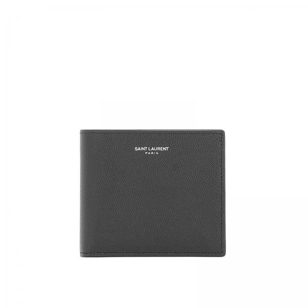 Saint Laurent Outlet: Wallet men | Wallet Saint Laurent Men Black ...