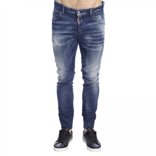 Dsquared2 Outlet: jeans for man - Blue | Dsquared2 jeans ...