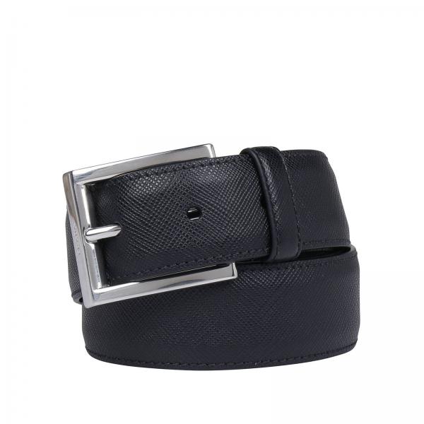 PRADA: Cinturón para hombre, Negro | CinturÓN Prada 2CC009 053 en línea en  