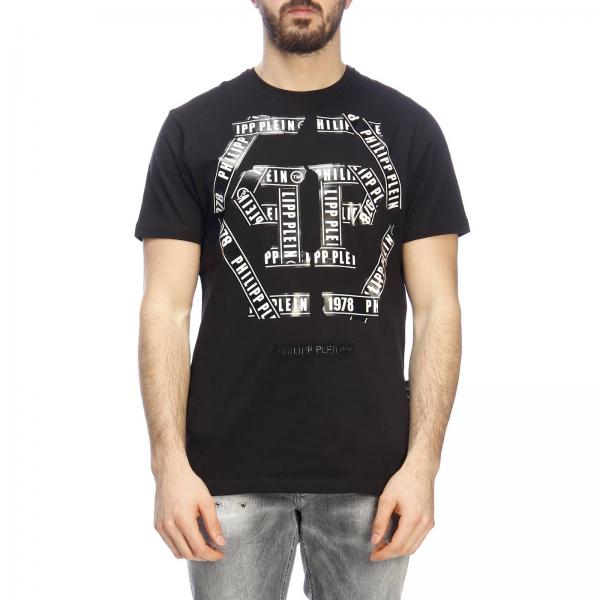 Philipp Plein Outlet: t-shirt for man - Black | Philipp Plein t-shirt ...