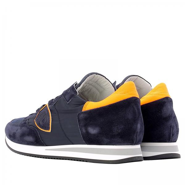 PHILIPPE MODEL: Shoes men - Orange | Sneakers Philippe Model TRLU NX03 ...