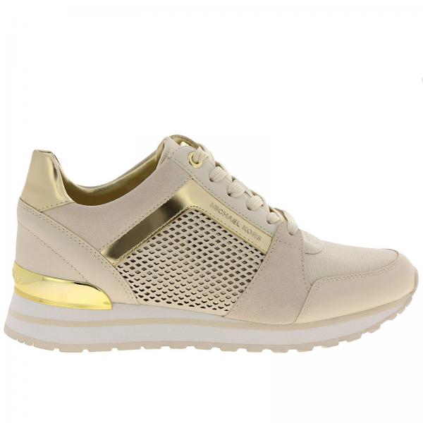 Michael Kors Outlet: sneakers for woman - Beige | Michael Kors sneakers ...