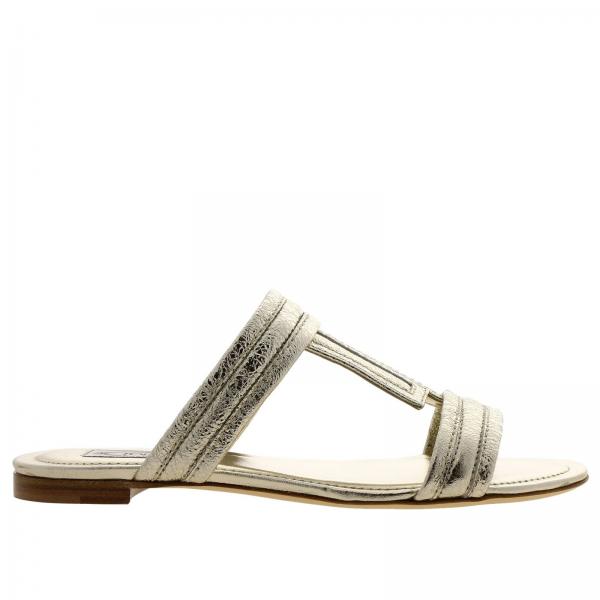 tods flat sandals