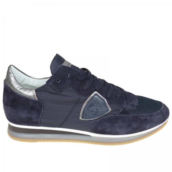 PHILIPPE MODEL: trainers for men - Blue | Philippe Model trainers TRLU ...