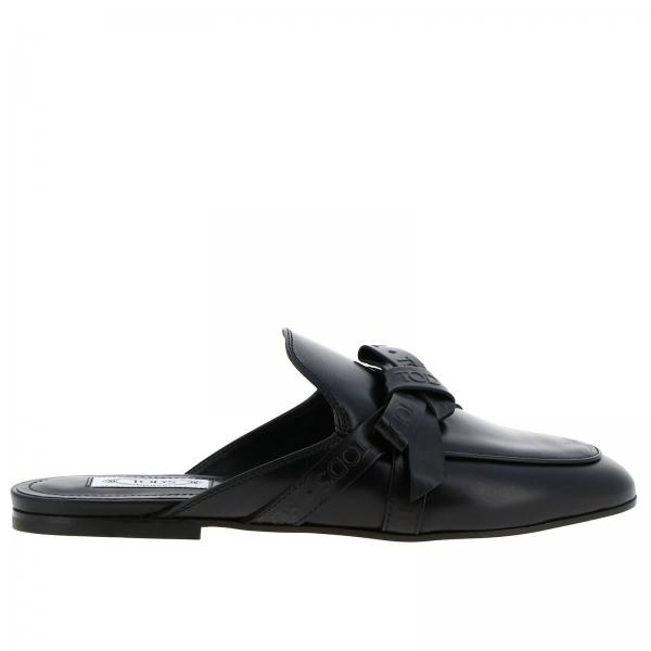 TOD'S: flat shoes for woman - Black | Tod's flat shoes XXW79A0BF70 KSC ...