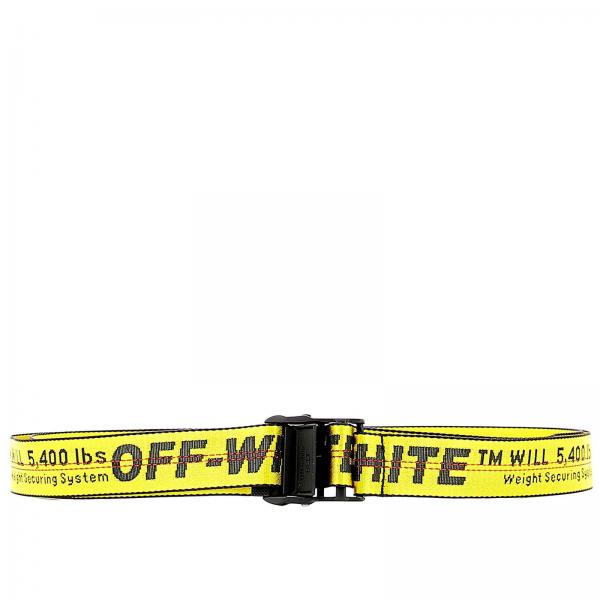 OFF-WHITE: Belt men Off White - Yellow | Belt Off-White OMRB012R1964 ...