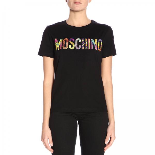 Moschino Couture Outlet: t-shirt for woman - Black | Moschino Couture t ...
