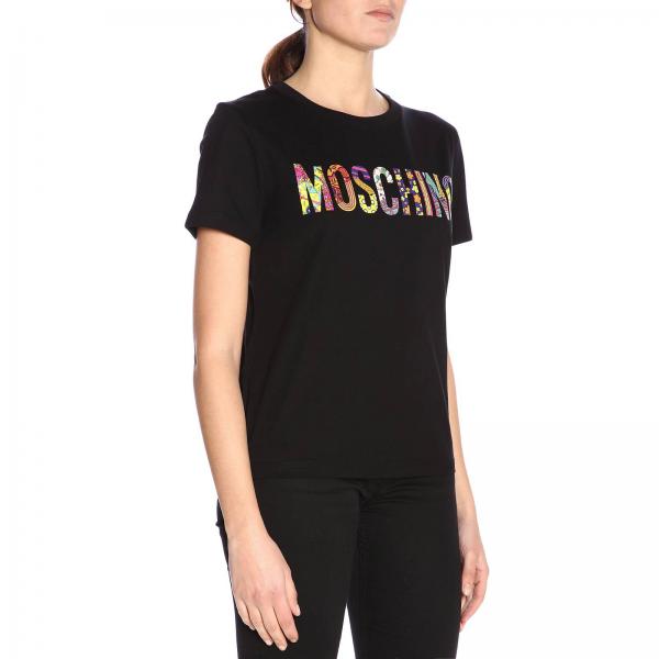 Moschino Couture Outlet: t-shirt for woman - Black | Moschino Couture t ...