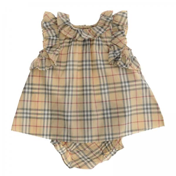 BURBERRY INFANT: dress for girl - Multicolor | Burberry Infant dress  8005338 online on 