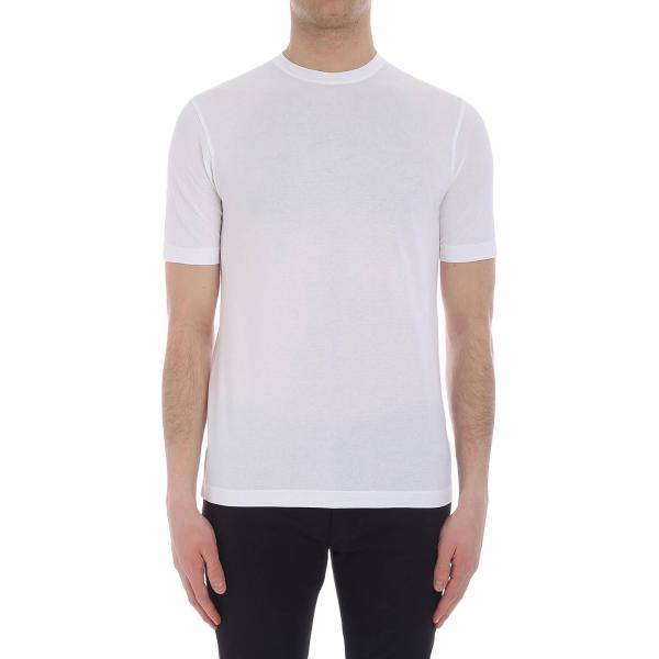 Zanone Outlet: t-shirt for man - White | Zanone t-shirt 811821 Z0380 ...