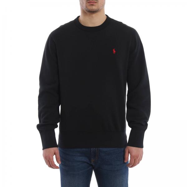 Polo Ralph Lauren Outlet: Sweater men - Black | Sweater Polo Ralph ...