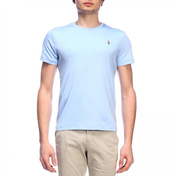 Polo Ralph Lauren Outlet: T-shirt men - Gnawed Blue | T-Shirt Polo ...